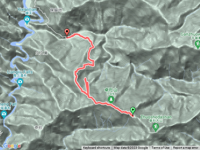 D5-2900營地-栗栖溪登山口