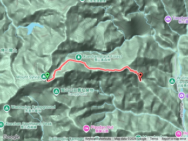20260805七卡山莊雪山東峰主峰