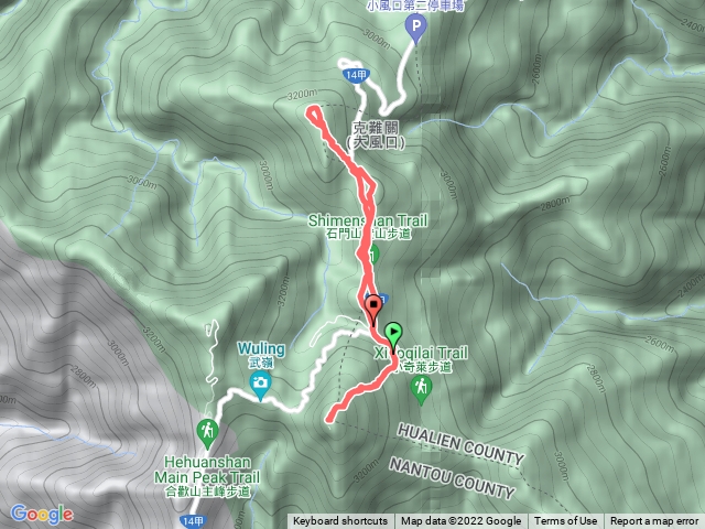 20220412-南投合歡東峰→合歡尖→石門山→石門山北峰