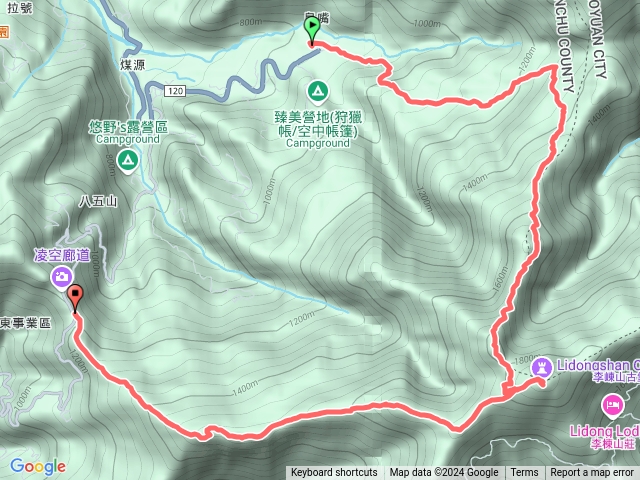 八五古道-李棟山-大混山-凌空廊道