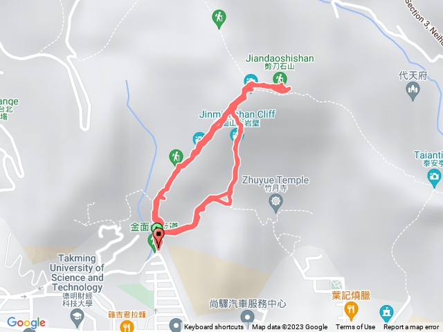 9/5 金面山一日二刷