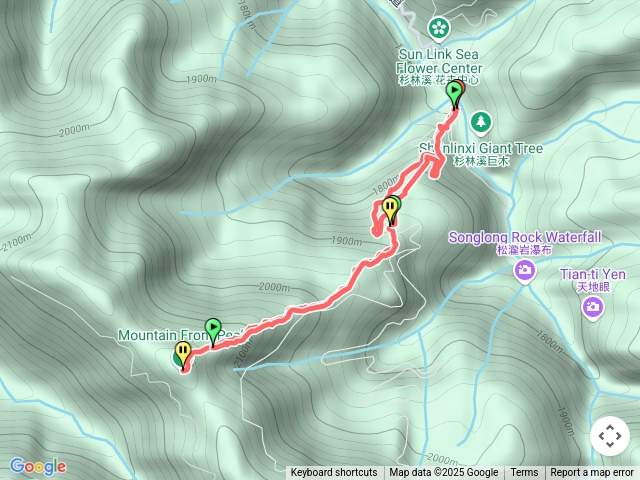 杉林溪仁亭-鹿屈山前峰