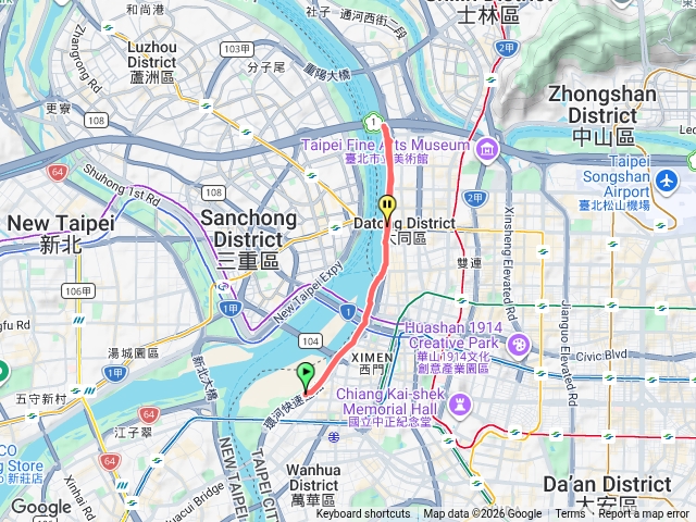 2026臺北健走趣淡水河邊美景飽覽步道（大稻埕碼頭、迪化跨堤景觀平臺）20260615164421預覽圖