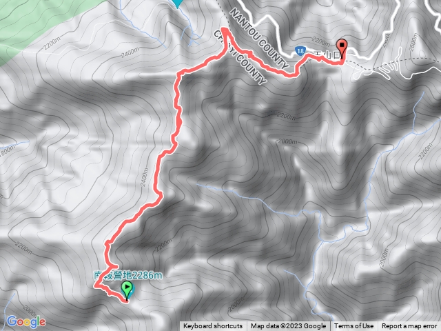 南鞍營地-東水山-兒玉山-新高口