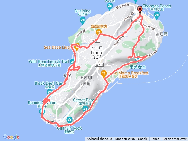 小琉球環島徒步