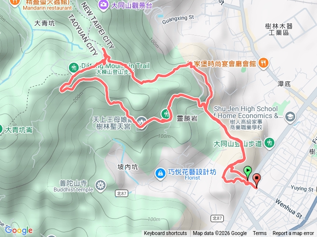 樹林大同山青龍嶺
