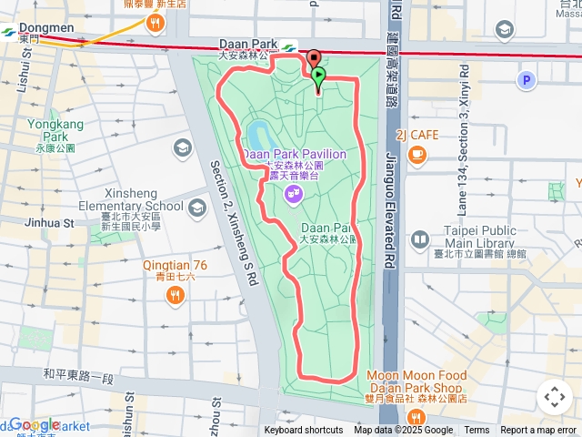 三月九日大安森林公園