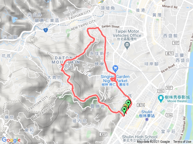 南寮-青龍嶺-忠靈祠-南寮