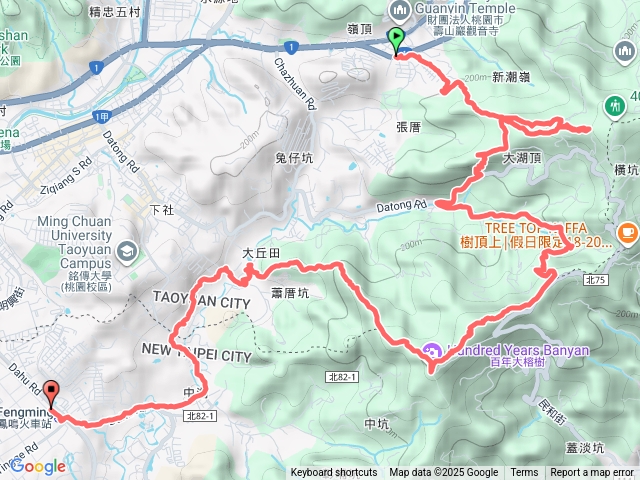 大湖坑步道下往鳳鳴車站預覽圖