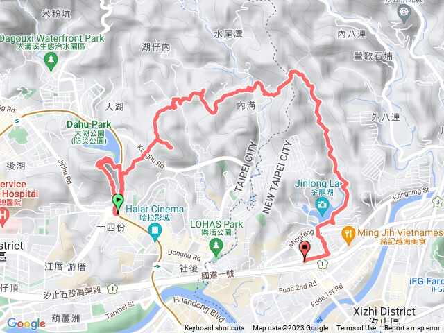 內溝山-康樂山.汐湖小縱走