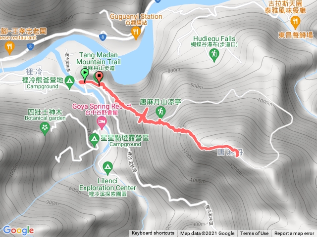 唐麻丹山裡冷登山口