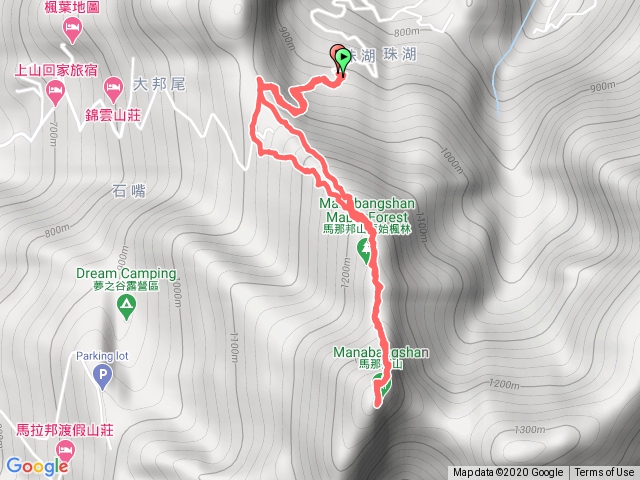 馬那邦山（珠湖登山口繞到上湖登山口上山）
