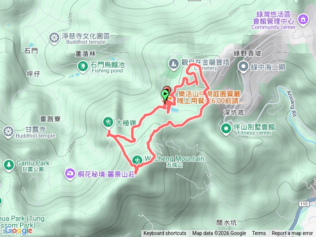 太極嶺～五城山～將軍嶺～文筆山