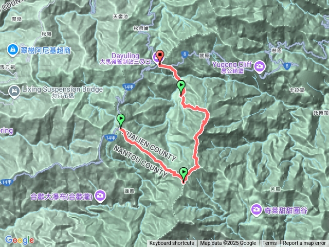 奇萊北壁下屏風預覽圖