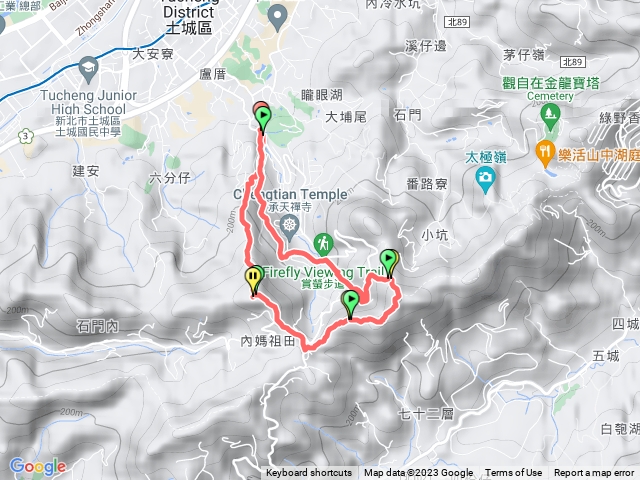 火焰山-三粒半山-天上山