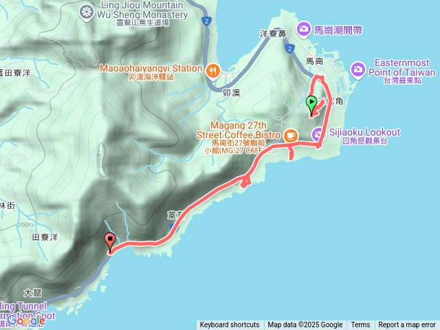 三貂角燈塔+極東公園+四角窟觀景台+萊萊地質區