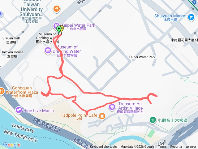 自來水園區：虎空山+觀音山預覽圖