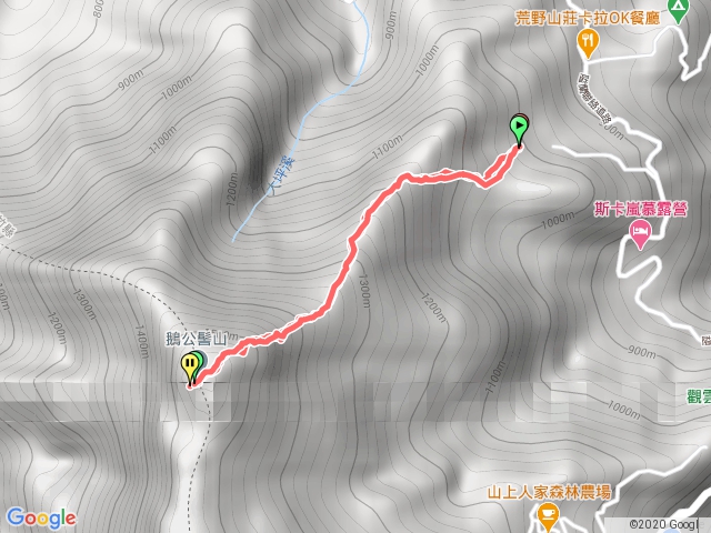 鵝公髻山第 2 登山口來回 109.07.06