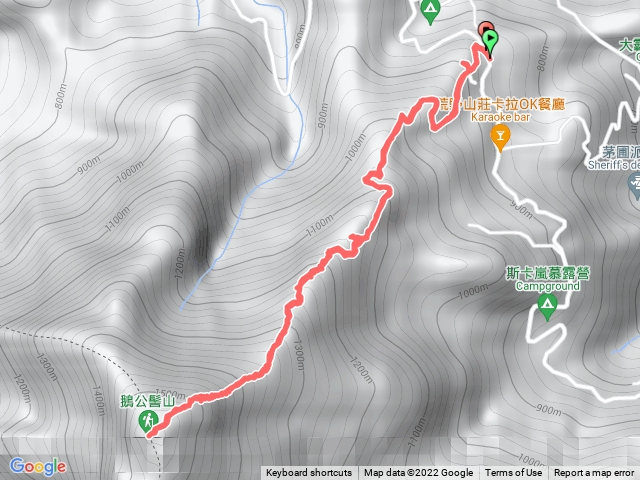 鵝公髻（第一登山口上下）