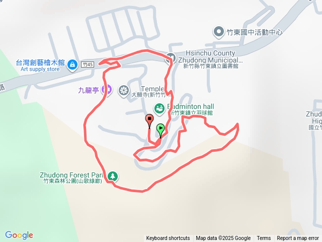 竹東森林公園步道預覽圖