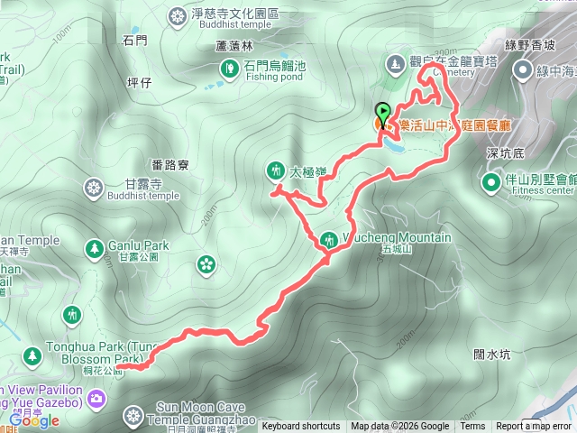 文筆山將軍嶺五城山天上山太極嶺預覽圖