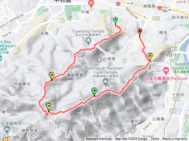 圓通寺烘爐地登山步道