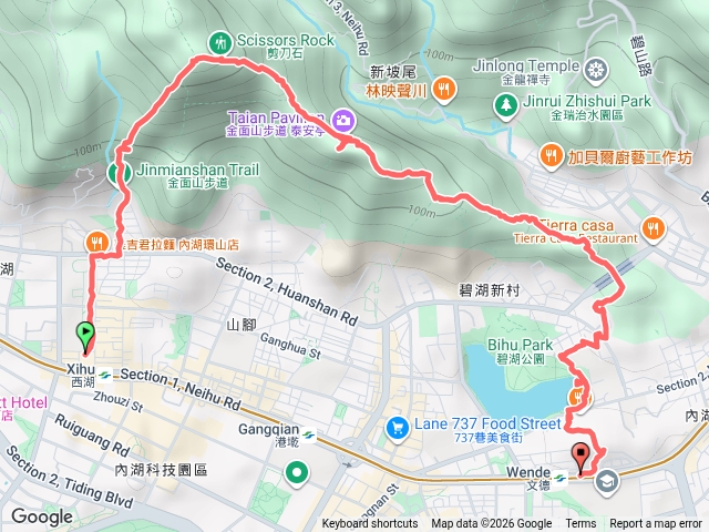 西湖站-剪刀石山-金面山-文德站預覽圖