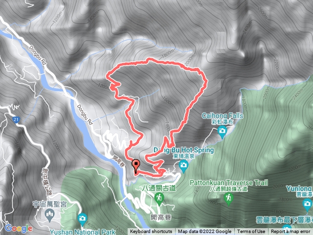 開高山南稜上西稜下O型