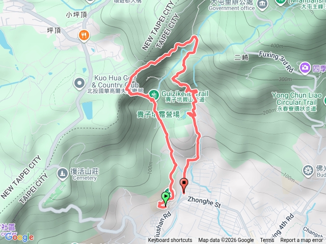 三層崎公園-小牛埔步道-貴子坑環狀步道預覽圖