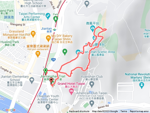 小百岳劍潭山20230922