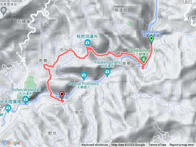 三貂嶺瀑布步道➡️大華火車站