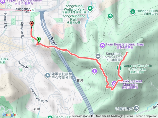 夜爬四獸山預覽圖