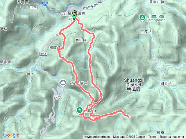 新北雙溪郊山行程 : 三柑縱走。( 柑腳城山 / 柑腳山 / 東柑腳山 )