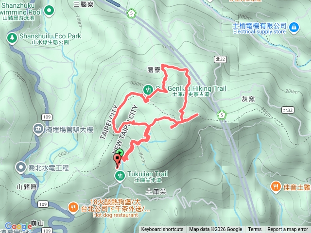 石碇土庫岳山+山豬淚湖O型預覽圖
