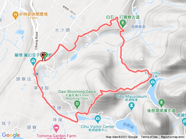 打鐵寮古道、草嶺山、後慈湖