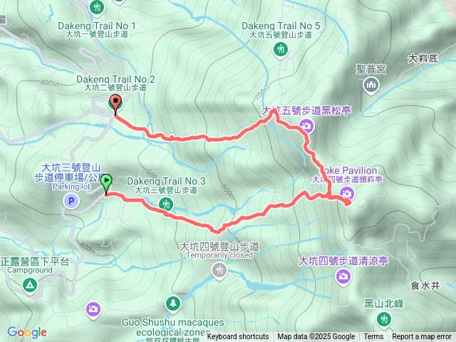 一日三座小百岳-2小百岳集起來大坑4號步道