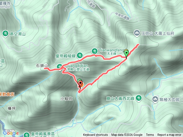 皇帝殿西峰、天王峰、東峰O型預覽圖