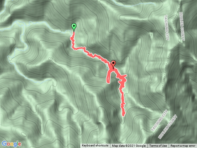 北一段逆走D2（香菇寮營地-中央尖溪山屋）