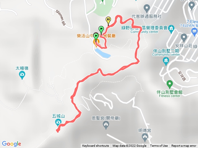 山中湖文筆山登山口-天上山縱走-五城山往返