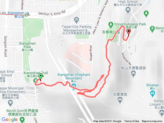 象山步道-一線天-永春崗