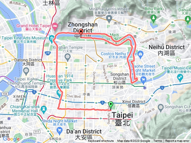 20231203看見台灣路跑21km