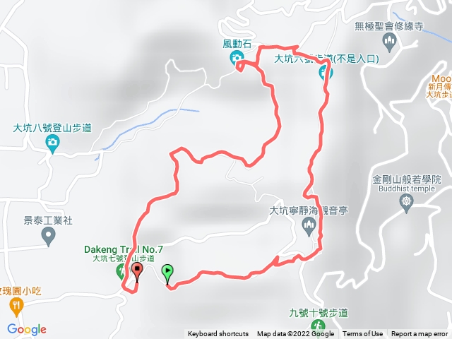 大坑6.7號登山步道（6號去7號回）