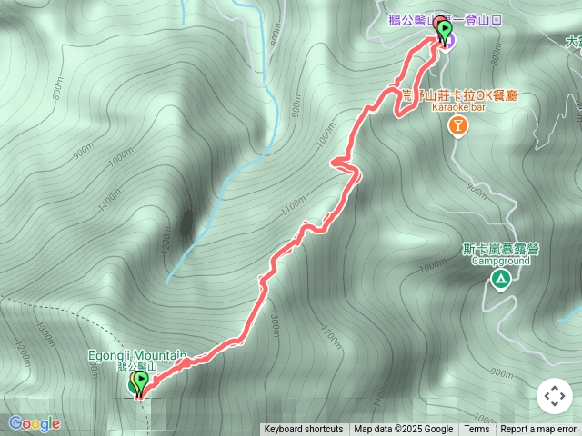 鵝公髻山龍的