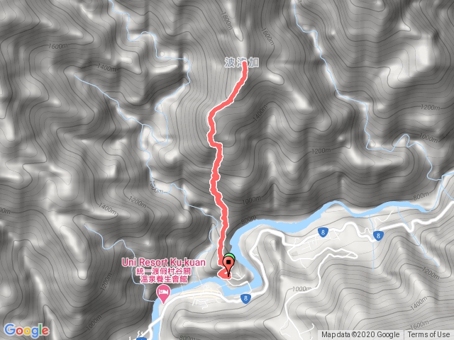 波津加山 谷關七雄