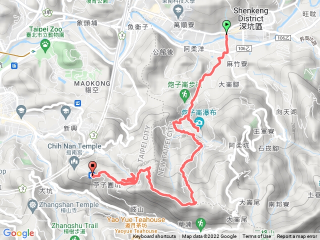 20220315深坑炮子崙到貓纜指南宮站