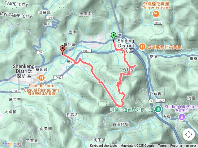 冷飯坑古道-楓子林山-烏月山-將軍洞巨岩