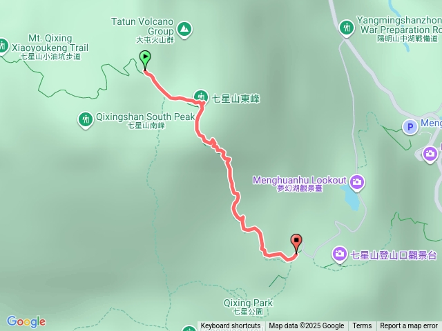 七星山東峰➡︎冷水坑