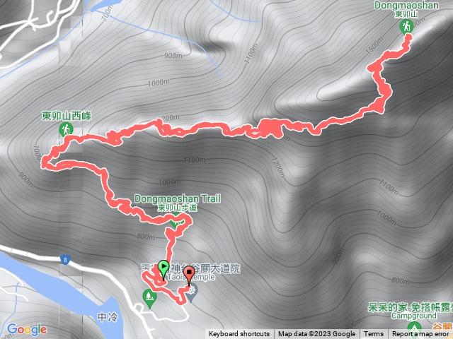 谷關七雄東卯山