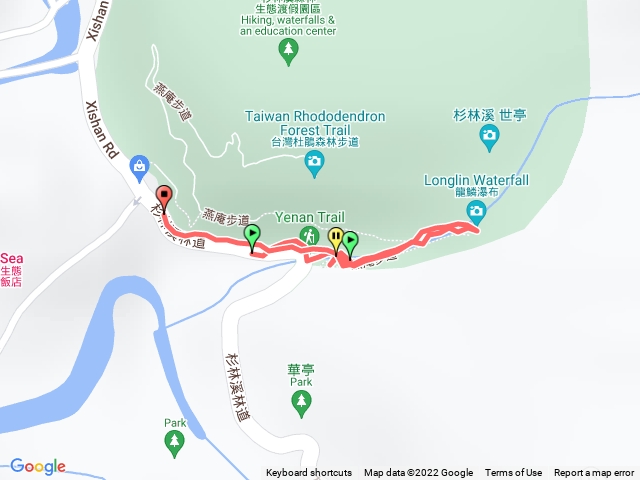 衫林溪紅樓＆龍鱗瀑布／燕俺