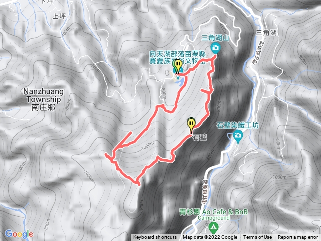 光天高山/向天湖山 右進左出 O型